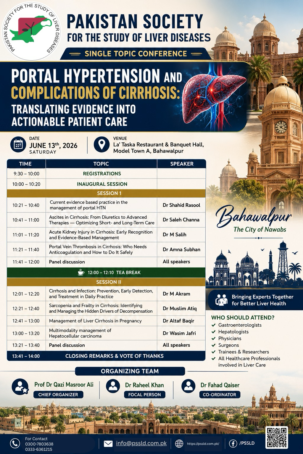 Portal Hypertension and Comlications Of Cirrhosis 13 June 2026